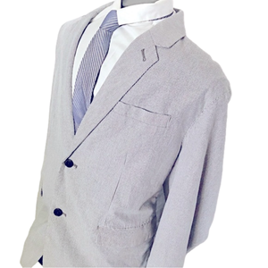 🆕 GOOD FELLOW & CO. Grey Striped Blazer